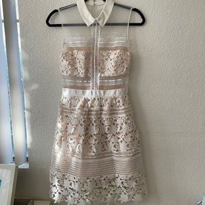 Self Portrait Graciella White Dress